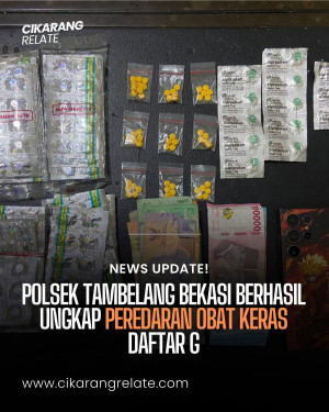 Polsek Tambelang Bekasi Berhasil Ungkap Peredaran Obat Keras Daftar G